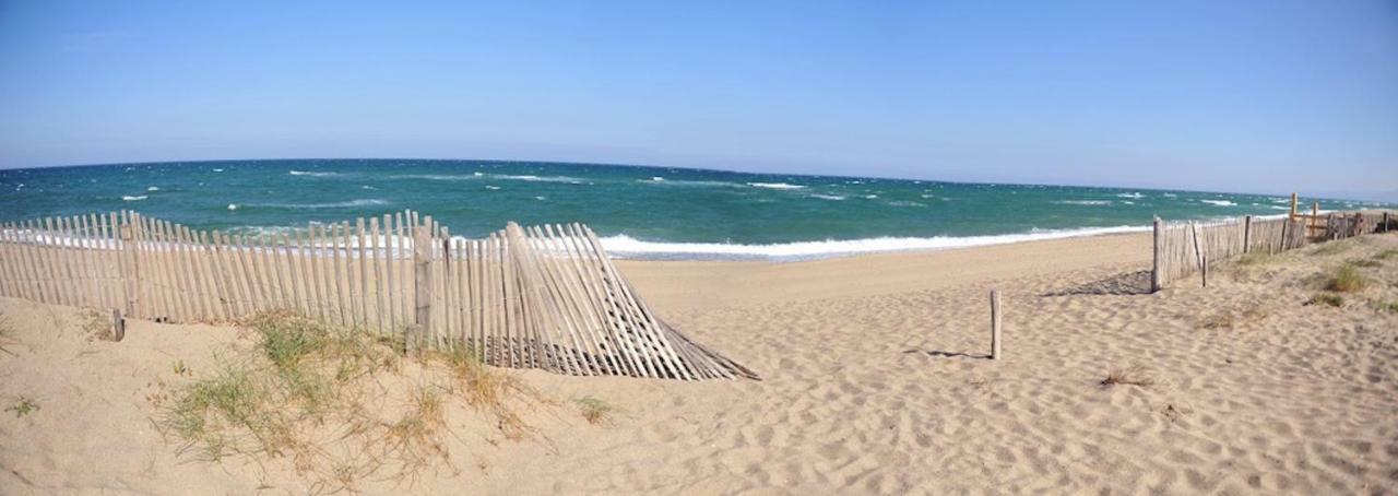 Maison Jardin Wifi - Climatisation - 100 M Plage Sauvage - 20 Min Perpignan Torreilles Exteriör bild